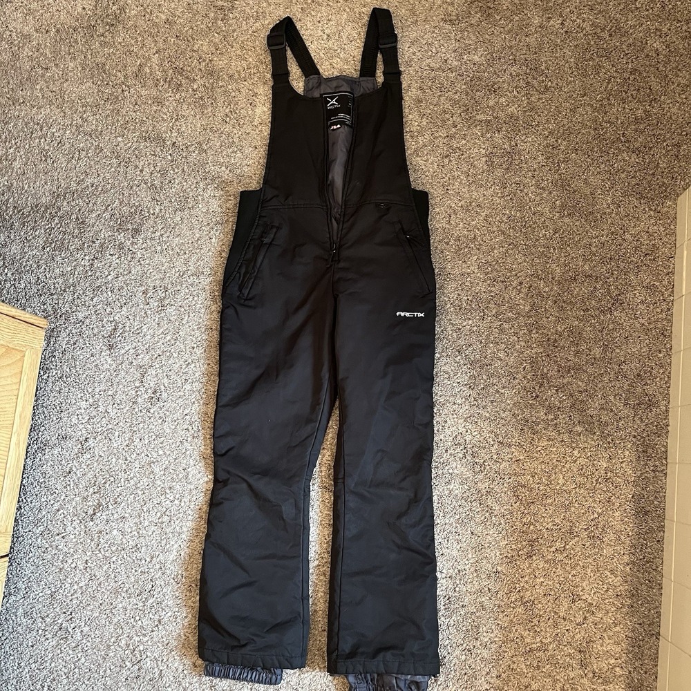 Arctix Snow Bib Overalls Women's XL Black Insulated Ski Snowboard